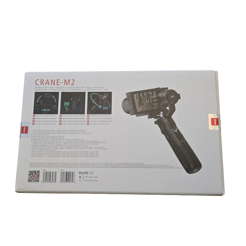 Zhiyun Crane-M2 3-Axis Handheld‎ Gimbal Stabilizer w/ Case & Accessories